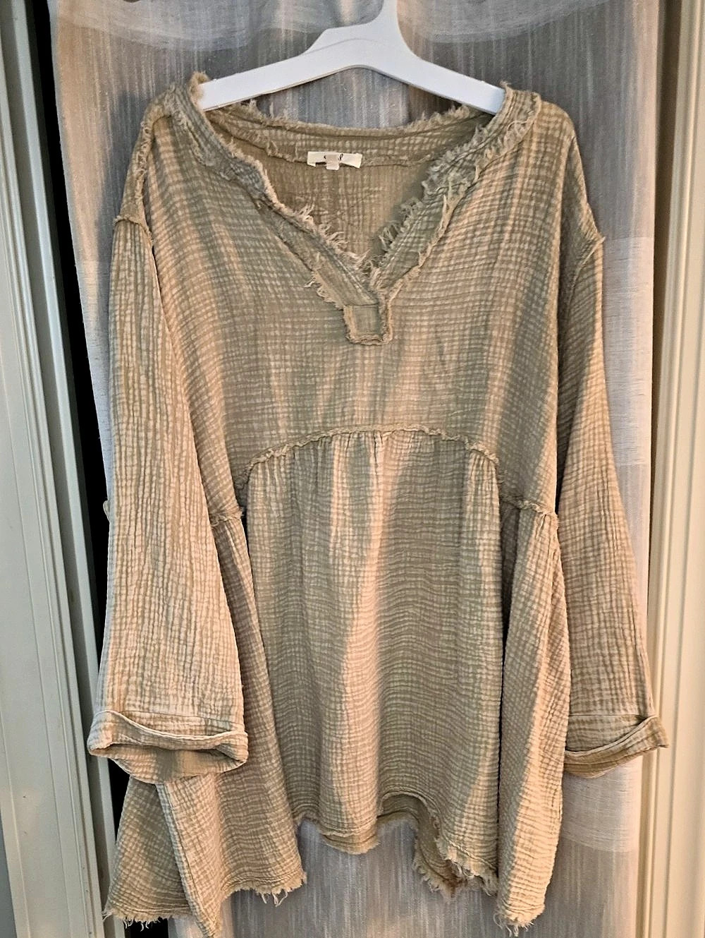 Easel Tunic in Brown Size Medium